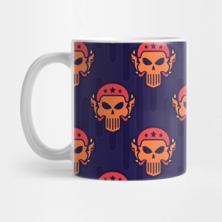 Red Halloween Pattern Mug